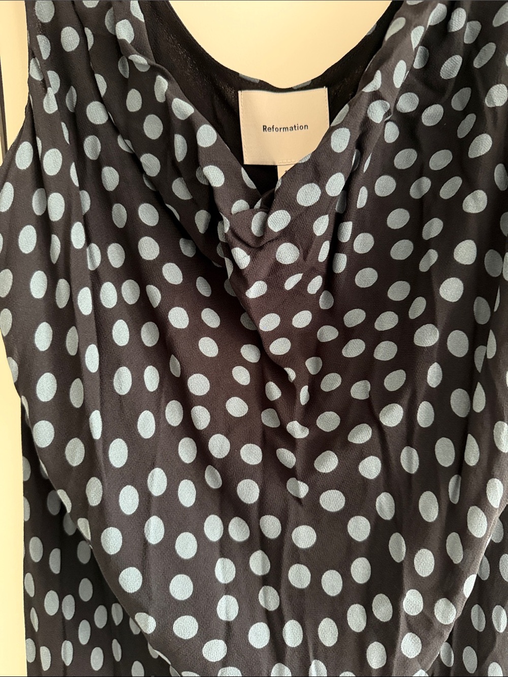 Reformation Annabelle Dress in Cosmic Dot - Picture 9 of 11